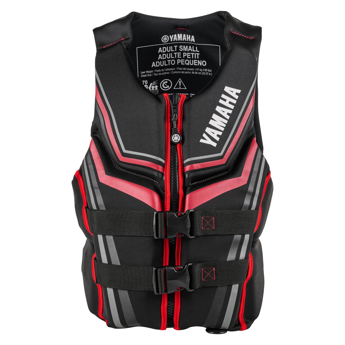 Yamaha Men's Neoprene Two-Buckle PFD Life Jacket Vest