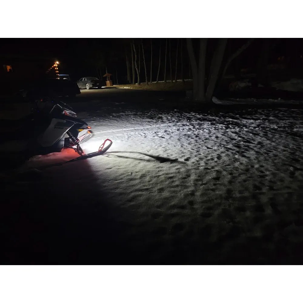 LJE WhiteOut LED Safety Light for 2017+ Ski-Doo Gen 4 2-Stroke - LJE-WHTOUT-DOO-GEN4-10