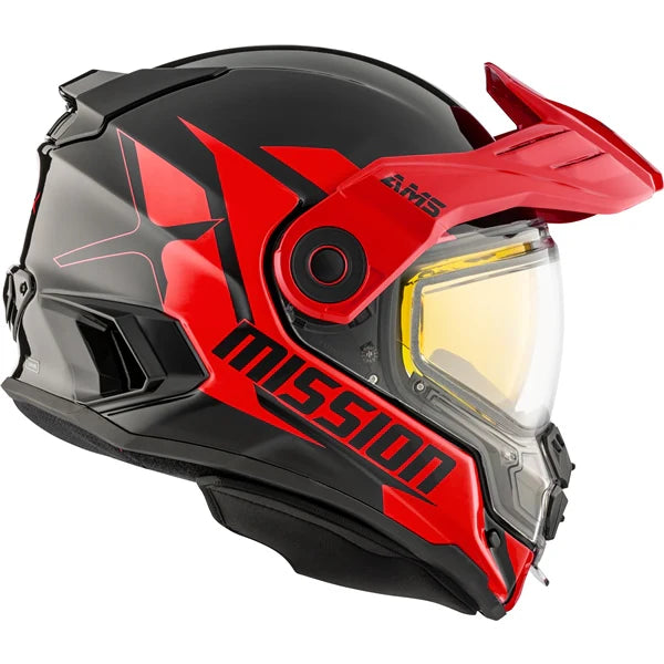 CKX Mission Alaska Snowmobile Helmet Glossy Red / Large