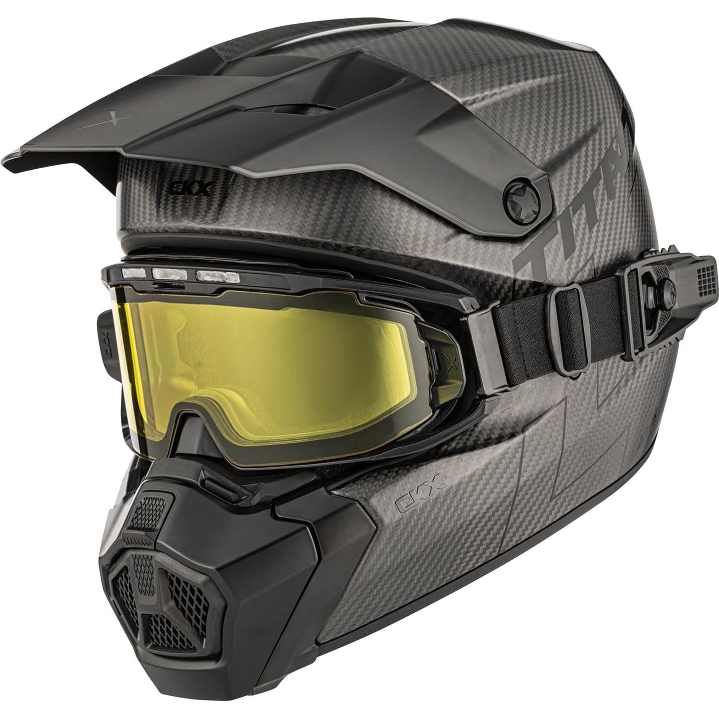 CKX Titan AMS Carbon Fiber Helmet - Included Electric Apex Goggle