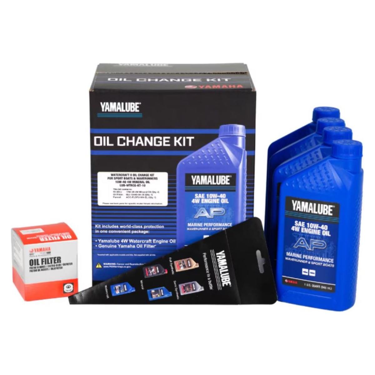Yamaha 1.8L (1812cc) Waverunner Oil Change Kit