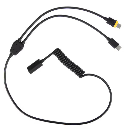 Klim eFire Goggle USB C 2-in-1 Extension Cable