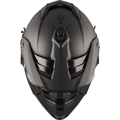 CKX Titan Matte Black Original Helmet - Trail and Backcountry - Included 210° Goggles