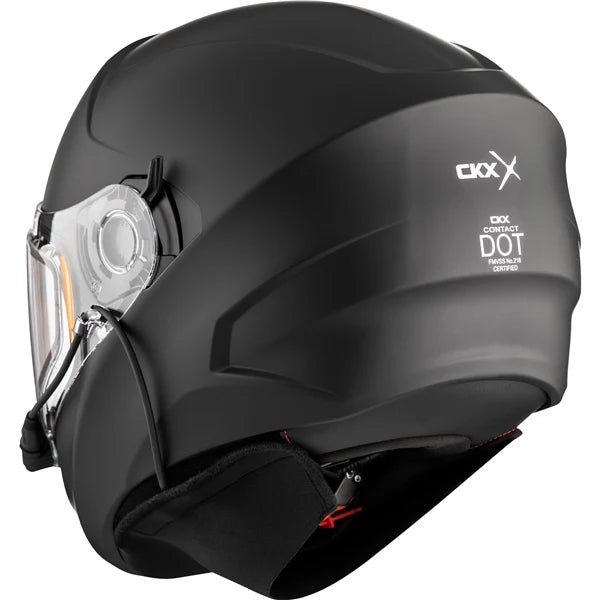 CKX Contact Free-Face Helmet w/ Electric Shield