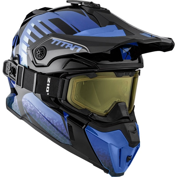 CKX Titan Avid Original Helmet - Trail and Backcountry - Included 210° Goggles