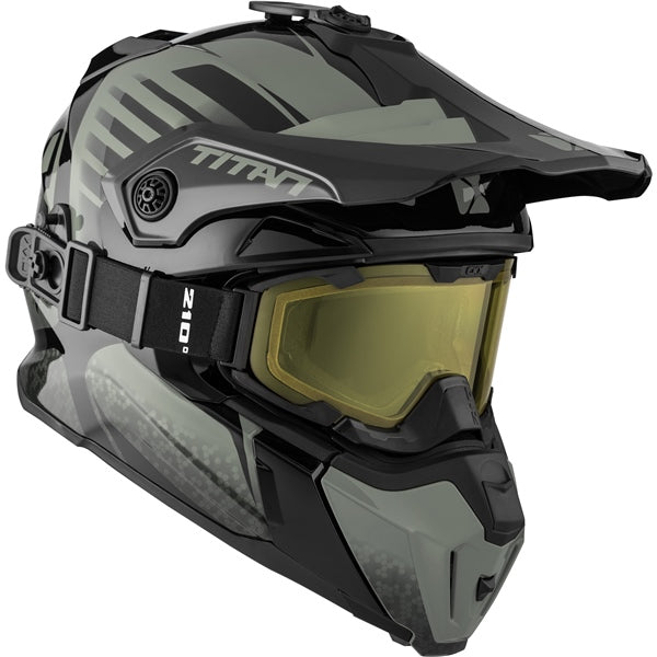 CKX Titan Avid Original Helmet - Trail and Backcountry - Included 210° Goggles