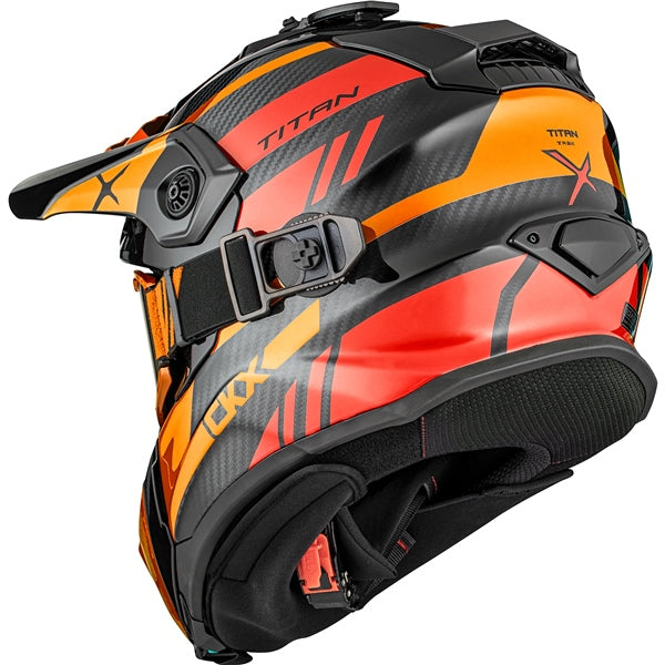 CKX Titan Trak Original Carbon Helmet - Trail and Backcountry - Included 210° Goggles