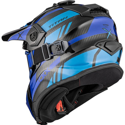 CKX Titan Trak Original Carbon Helmet - Trail and Backcountry - Included 210° Goggles