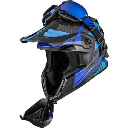 CKX Titan Trak Original Carbon Helmet - Trail and Backcountry - Included 210° Goggles