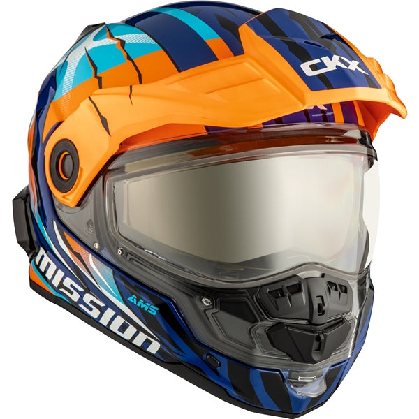 CKX Mission AMS Claw Snowmobile Helmet w/ Electric Shield