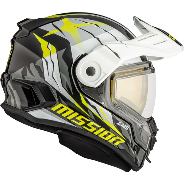 CKX Mission AMS Claw Snowmobile Helmet w/ Electric Shield