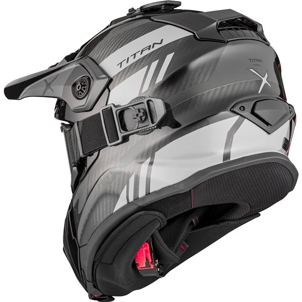 CKX Titan Trak Original Carbon Helmet - Trail and Backcountry - Included 210° Goggles