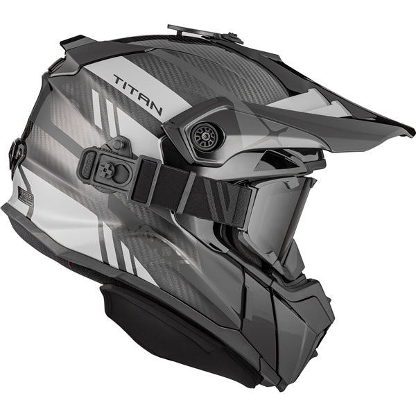 CKX Titan Trak Original Carbon Helmet - Trail and Backcountry - Included 210° Goggles