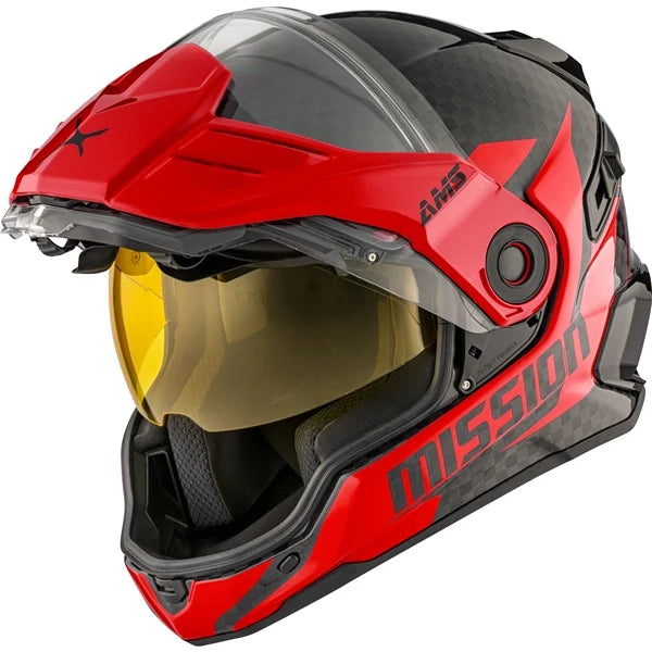 CKX Mission AMS Carbon Alaska Snowmobile Helmet w/ Electric Shield