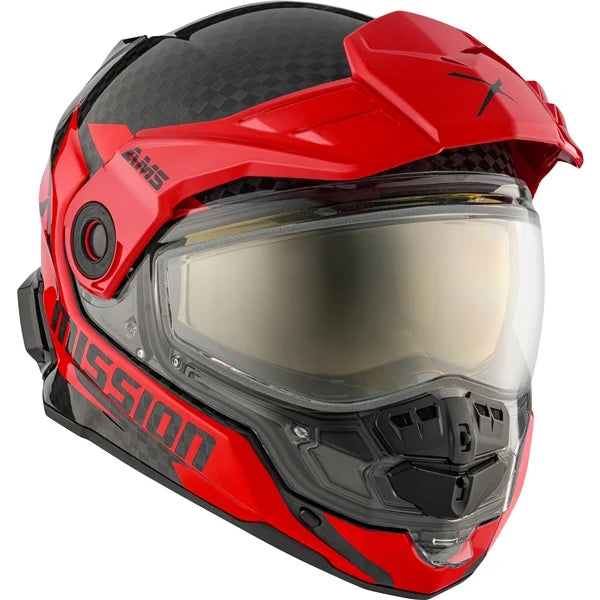 CKX Mission AMS Carbon Alaska Snowmobile Helmet w/ Electric Shield
