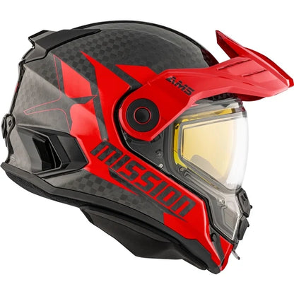 CKX Mission AMS Carbon Alaska Snowmobile Helmet w/ Electric Shield