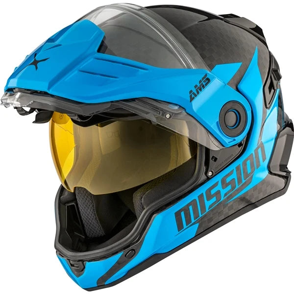 CKX Mission AMS Carbon Alaska Snowmobile Helmet w/ Electric Shield