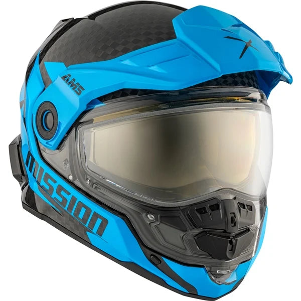 CKX Mission AMS Carbon Alaska Snowmobile Helmet w/ Electric Shield