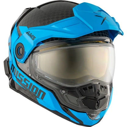 CKX Mission AMS Carbon Alaska Snowmobile Helmet w/ Electric Shield
