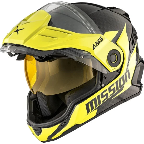 CKX Mission AMS Carbon Alaska Snowmobile Helmet w/ Electric Shield