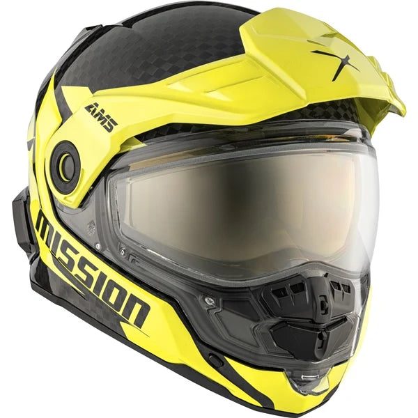 CKX Mission AMS Carbon Alaska Snowmobile Helmet w/ Electric Shield