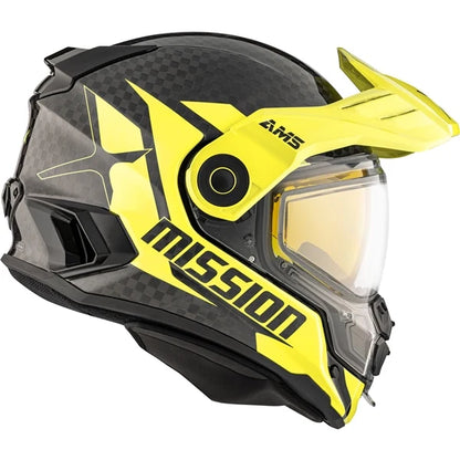 CKX Mission AMS Carbon Alaska Snowmobile Helmet w/ Electric Shield