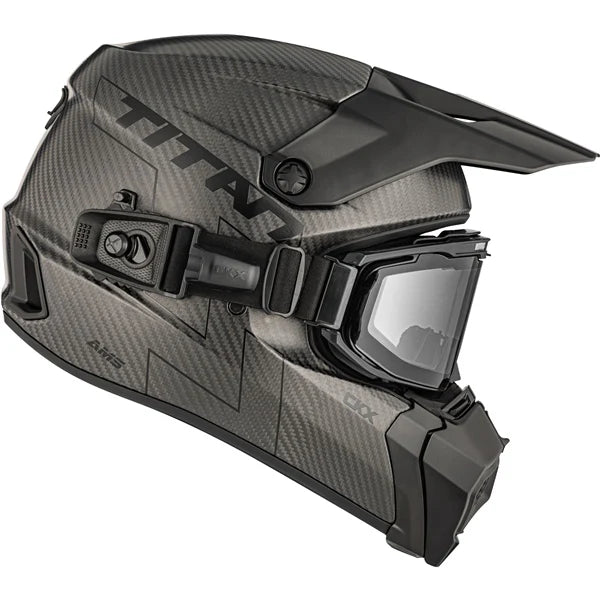 CKX Titan AMS Pro Carbon Fiber  Helmet - Included Electric Apex Photochromic Goggle