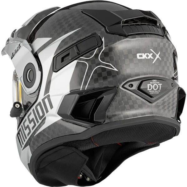 CKX Mission AMS Carbon Alaska Snowmobile Helmet w/ Electric Shield