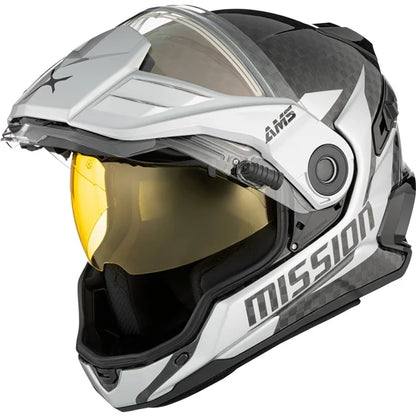 CKX Mission AMS Carbon Alaska Snowmobile Helmet w/ Electric Shield