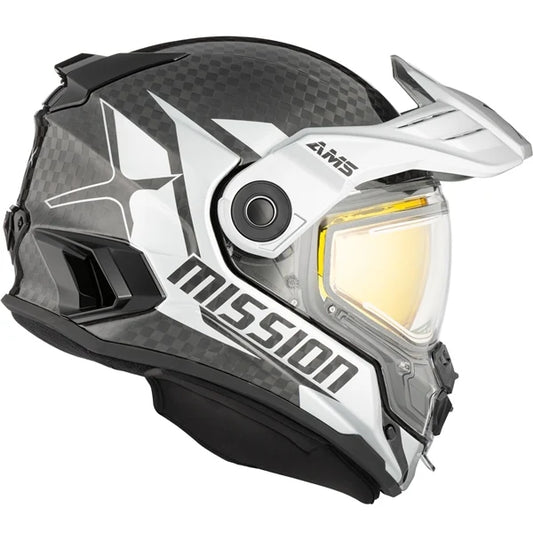 CKX Mission AMS Carbon Alaska Snowmobile Helmet w/ Electric Shield
