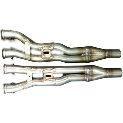 Yamaha 2006-10 Apex / Attak Stainless Steel Exhaust Y-Pipes