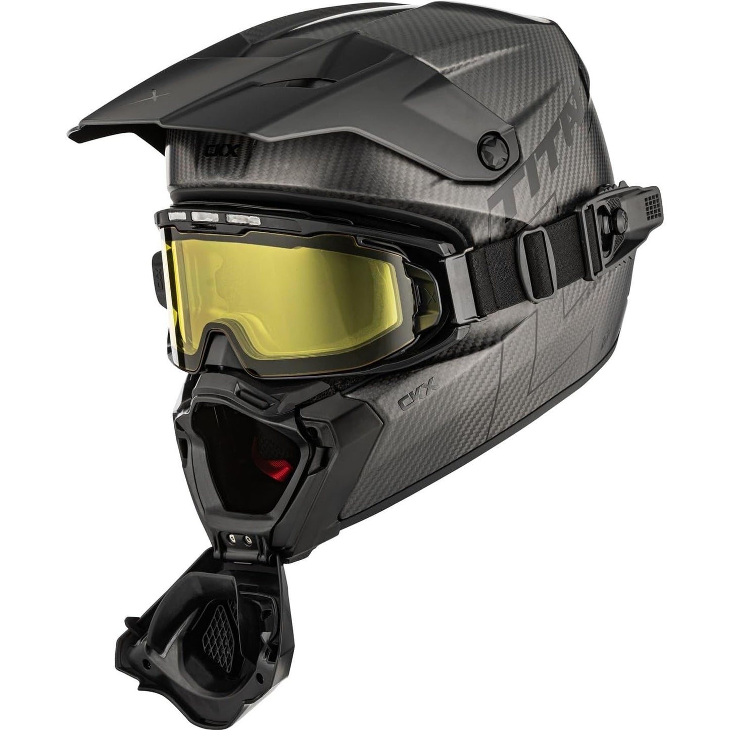 CKX Titan AMS Carbon Fiber Helmet - Included Apex Goggle