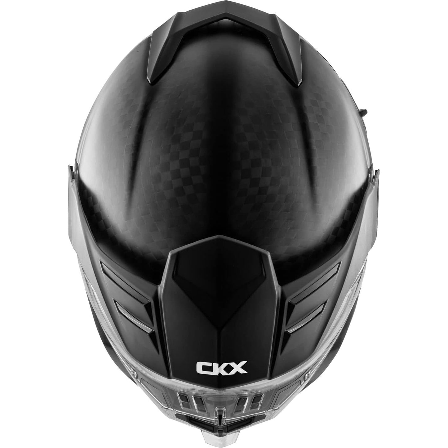 CKX Mission AMS Carbon Fiber Snowmobile Helmet w/ Electric Shield