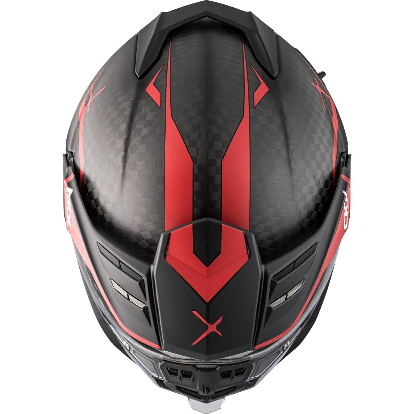 CKX Mission AMS Carbon Fury Snowmobile Helmet w/ Electric Shield