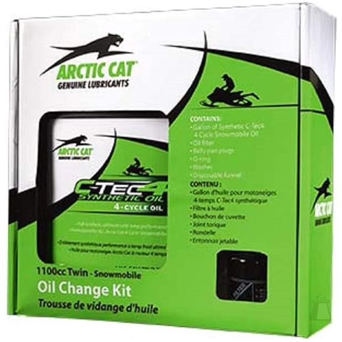 Arctic Cat 4 Stroke 1100cc Suzuki Snowmobile Oil Change Kit