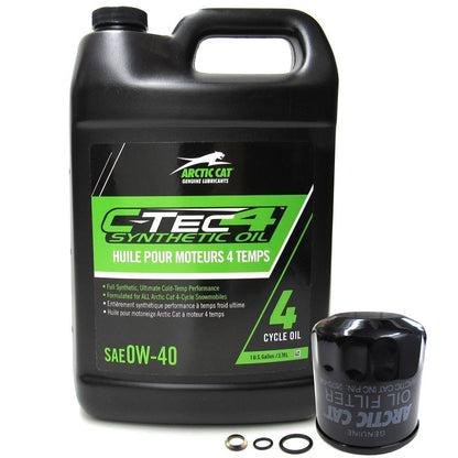 Arctic Cat 4 Stroke 1100cc Suzuki Snowmobile Oil Change Kit