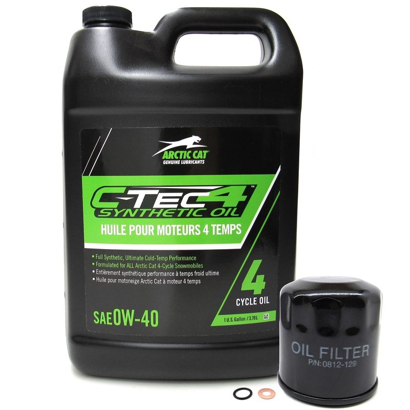 Arctic Cat 4 Stroke 998 / 1049cc Yamaha Snowmobile Oil Change Kit