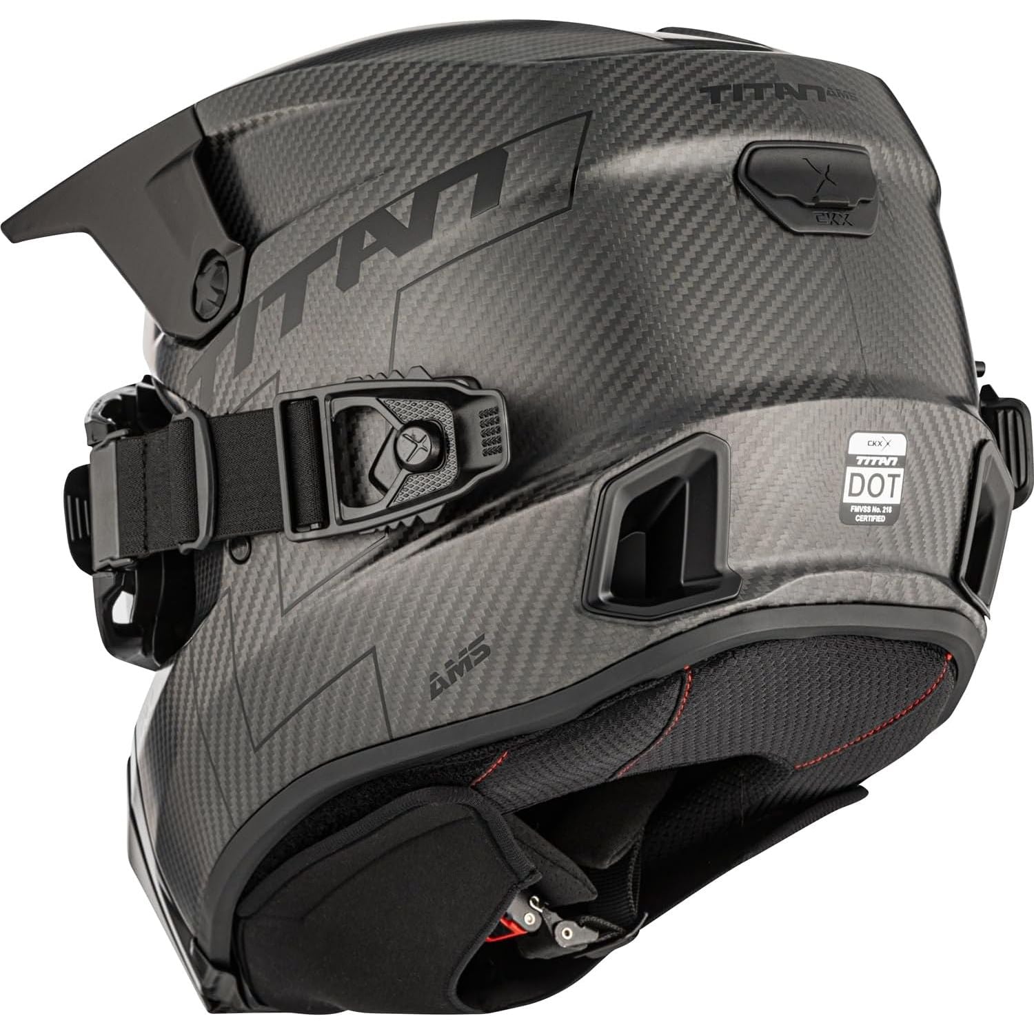 CKX Titan AMS Carbon Helmet Solid CKX Titan AMS Carbon Helmet Solid