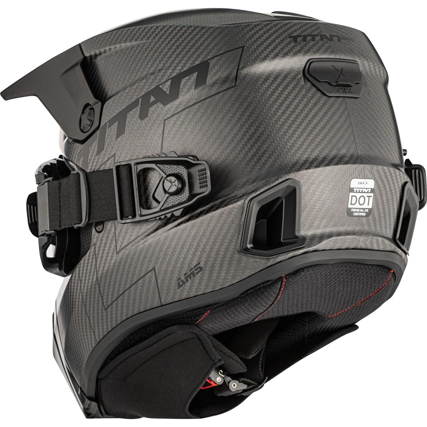 CKX Titan AMS Carbon Fiber Helmet - Included Apex Goggle
