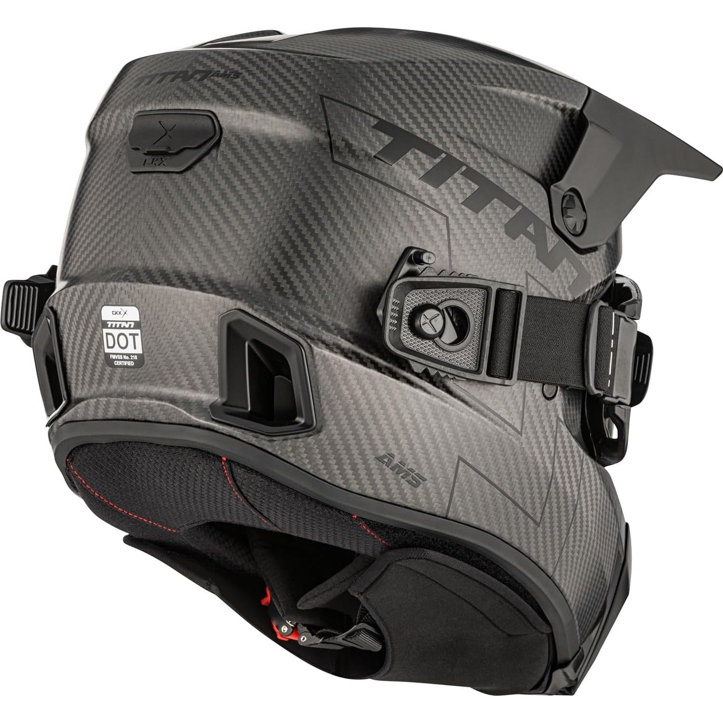 CKX Titan AMS Carbon Fiber Helmet - Included Apex Goggle