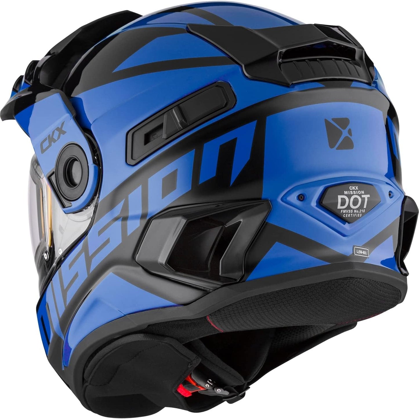 CKX Mission AMS Space Snowmobile Helmet w/ Electric Shield