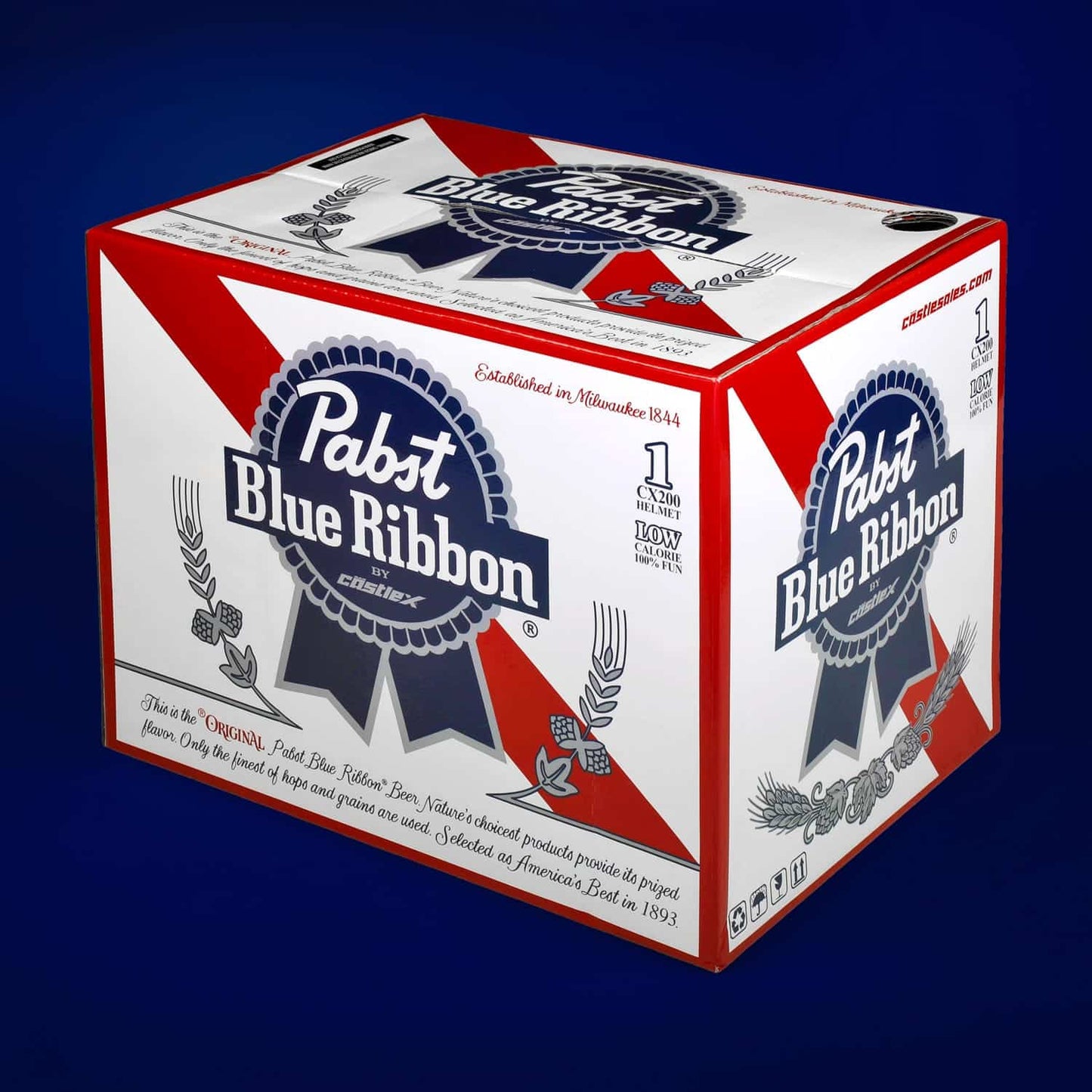 Castle X Pabst Blue Ribbon CX200 MX Helmet