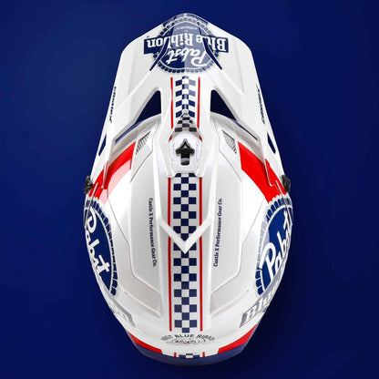 Castle X Pabst Blue Ribbon CX200 MX Helmet
