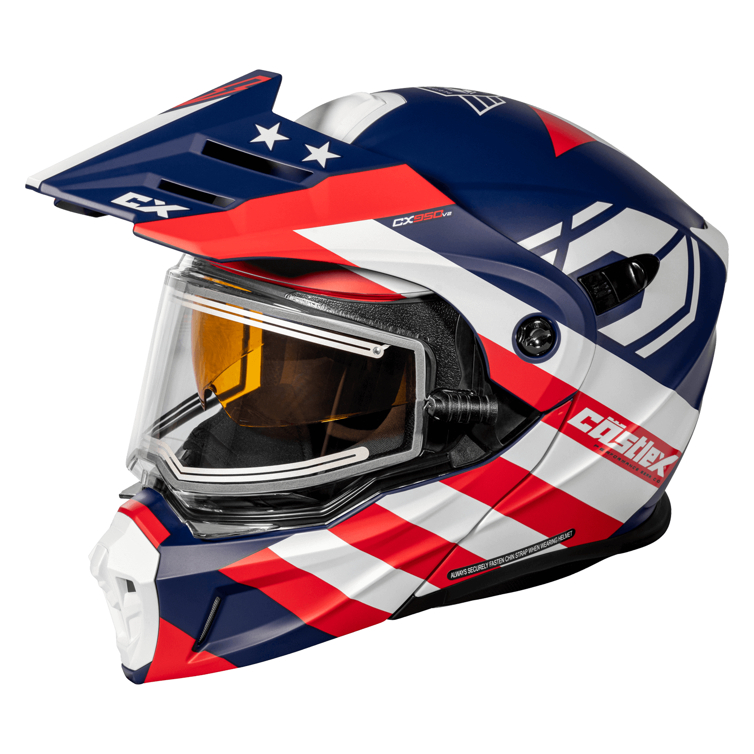 Matte Red/White/Blue / 3X