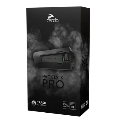 Cardo PACKTALK Pro Snowmobile/Motorcycle Bluetooth Communication System Headset Intercom