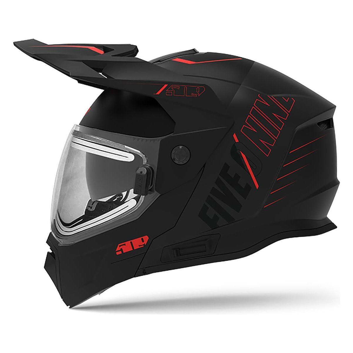 delta sport motorcycle helmet 509 R3L Ignite Full Face Snowmobile Racing Red (2024) DOT/ECE dual safety certified with dual density EPS for maximum impact resistance Delta R4 Ignite Helmet Black