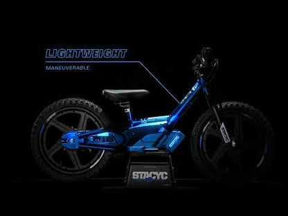 STACYC 16 eDRIVE BRUSHLESS 16" Electric Kids Balance Bike / Stability Cycle