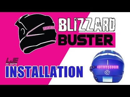 LJE Blizzard Buster - Color Selectable Snowmobile Helmet Safety Light