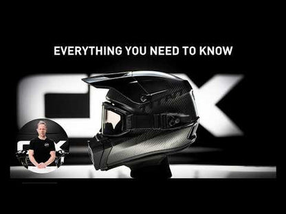 CKX Titan AMS Matte Black Helmet - Included Apex Goggle