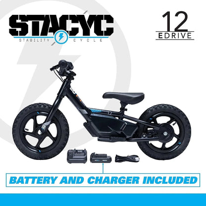 STACYC 12 eDrive - 12" Electric Kids Balance Bike / Stability Cycle
